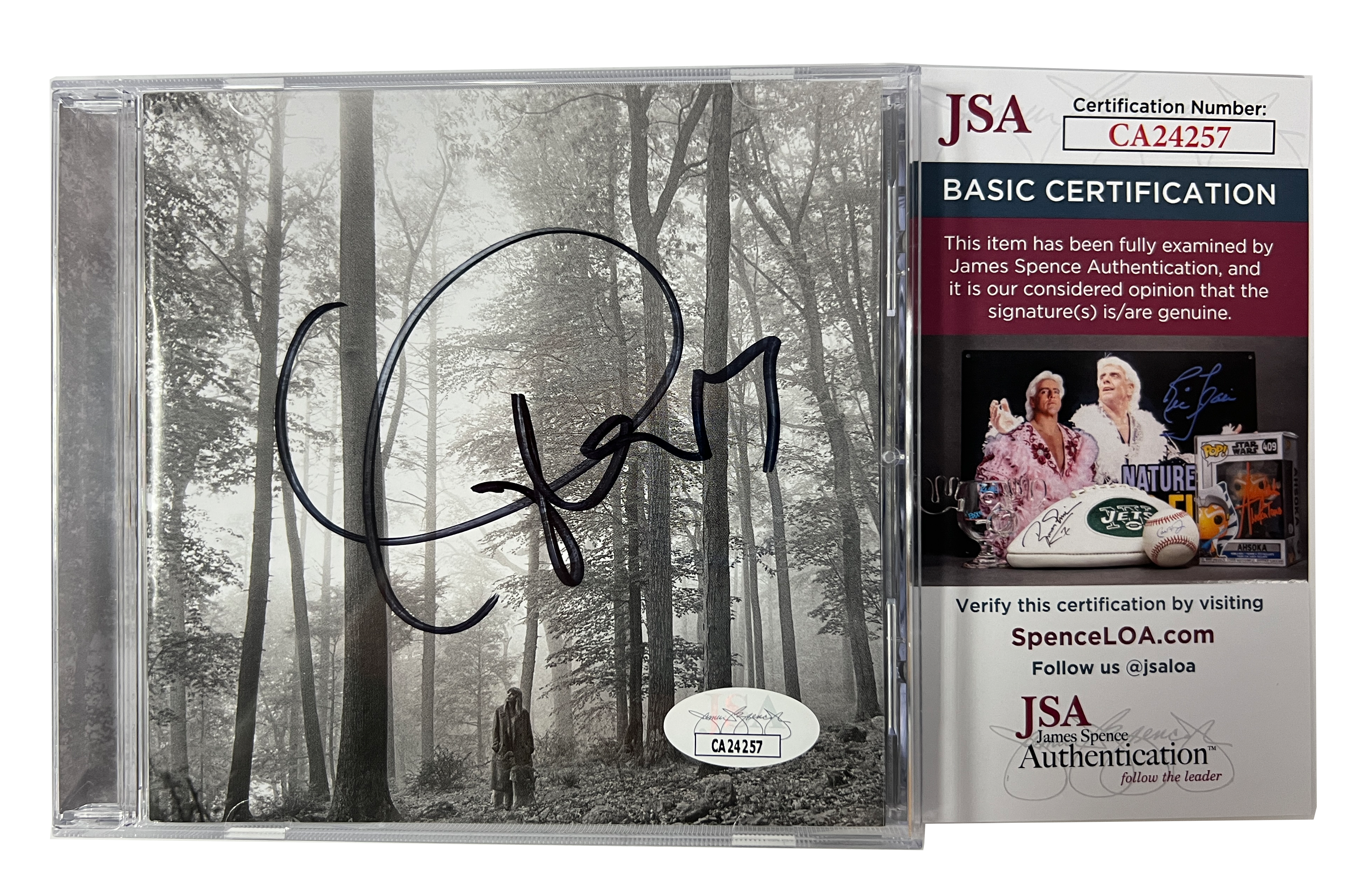 Taylor Swift Folklore Official CD With Heart JSA Main image