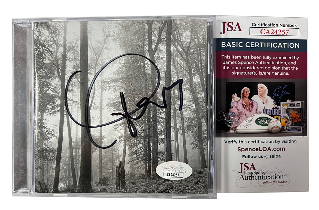 Taylor Swift Folklore Official CD With Heart JSA