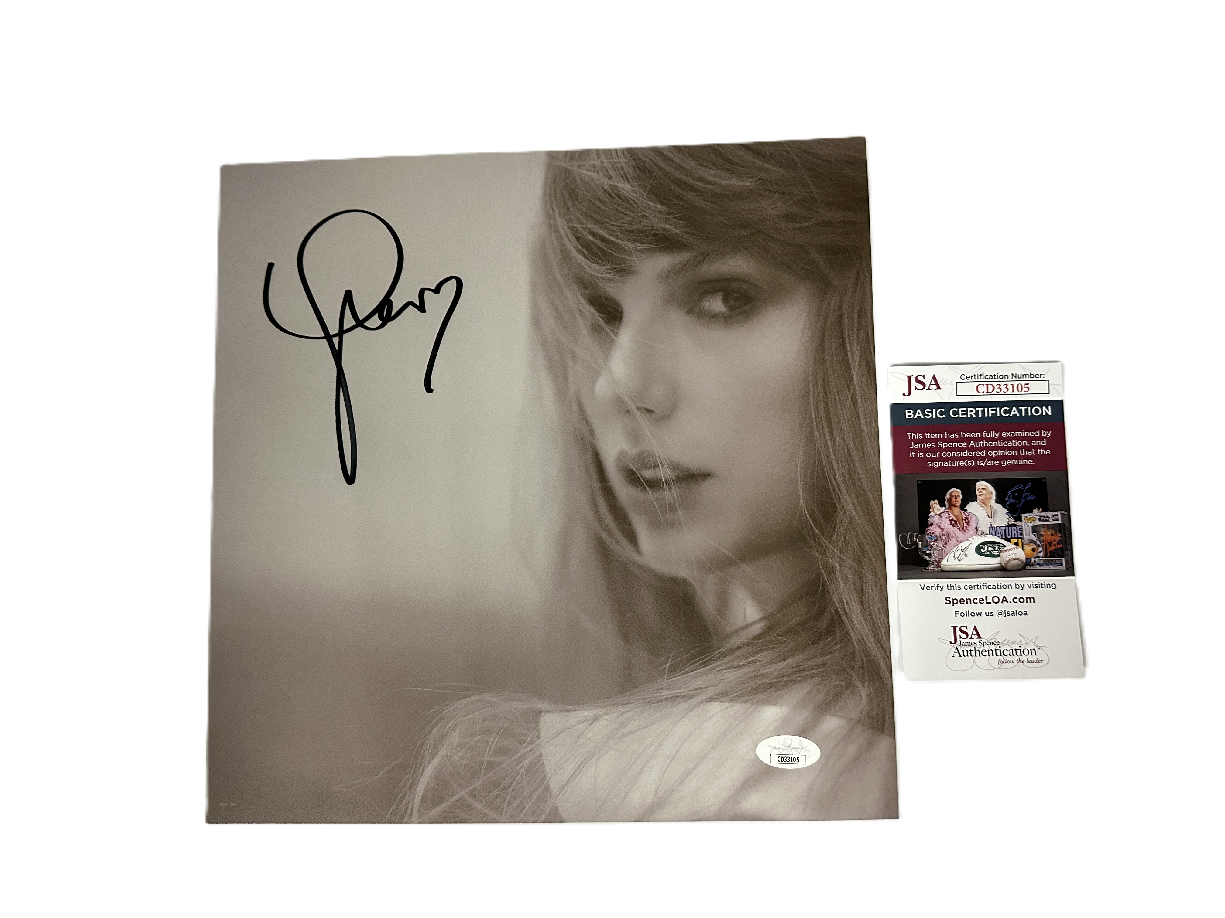 Taylor Swift The Tortured Poets Department Official Vinyl Insert JSA Main image